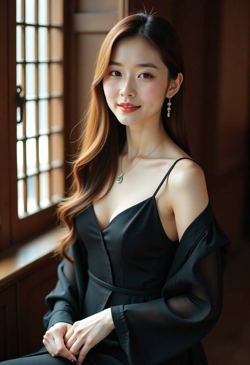 晚钟下的画室海报